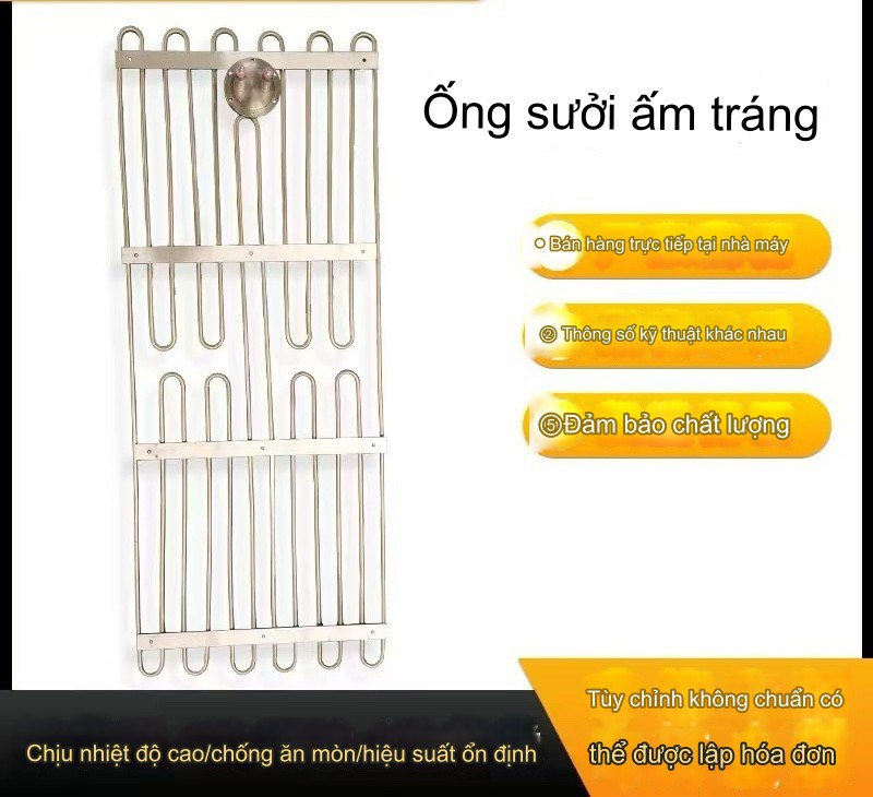 Ống sưởi ấm tráng chịu nhiệt độ cao,chống ăn mòn